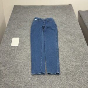 Vintage Lee Jeans Womens 6 Blue Cotton Spandex High Rise Tapered Mom Retro